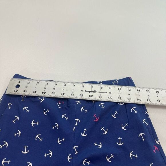 NWT AnaClare Navy Blue Tilted Anchor Pants Size Medium New - Picture 2 of 6
